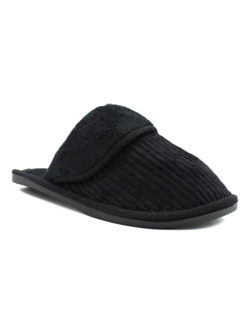 Pantofole in velluto Kebello Nero Nero - Kiabi