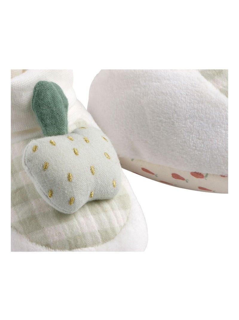 Pantofole in velluto per - SAUTHON Bianco - Kiabi