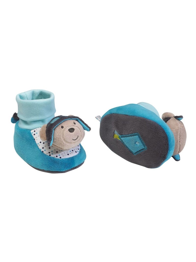Pantofole in velluto per - SAUTHON Blu - Kiabi