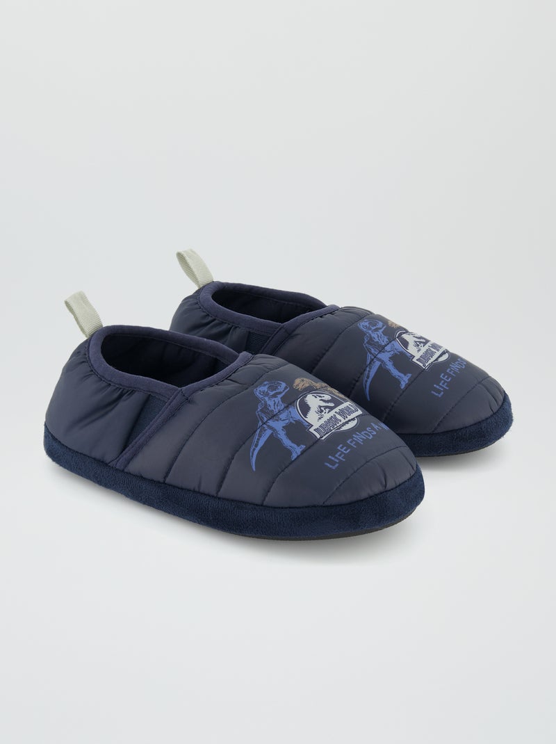 Pantofole 'Jurassic World' blu scuro - Kiabi