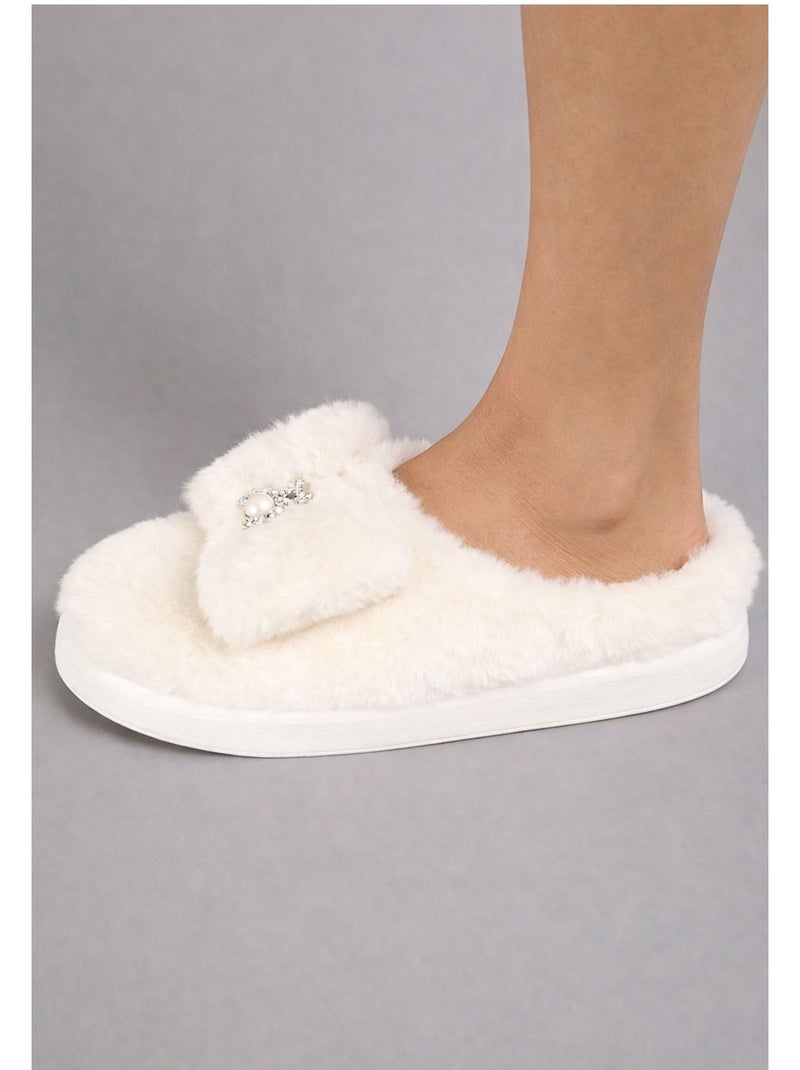 Pantofole Kebello Bianco - Kiabi