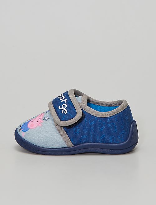 Pantofole luminose 'Peppa Pig' - blu navy - Kiabi - 10.00€