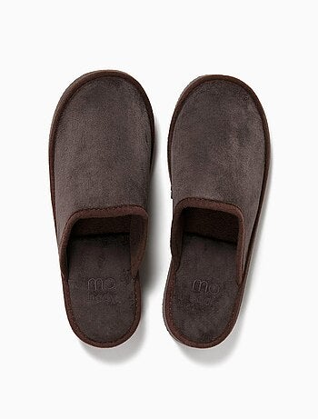 Pantofole marroni da camera da letto, MO Fashion