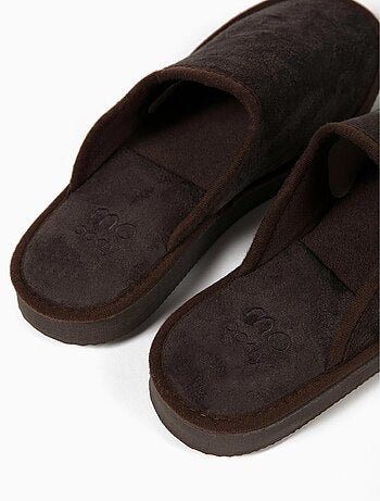 Pantofole marroni da camera da letto, MO Fashion