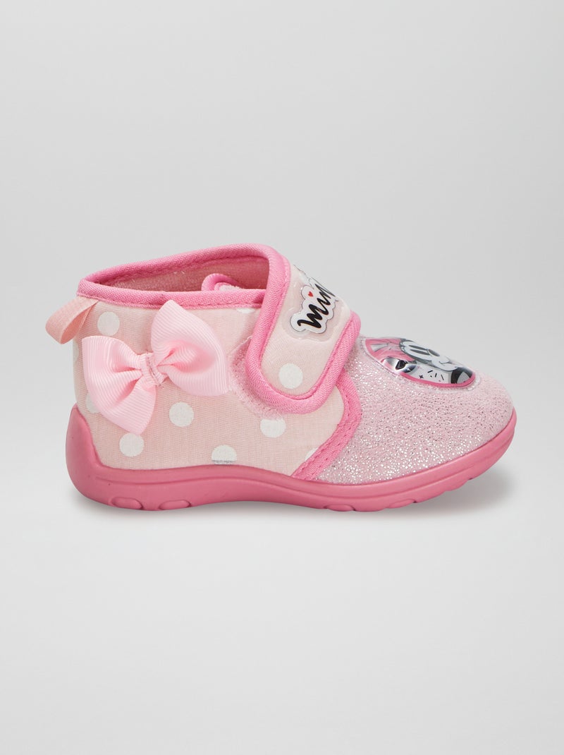 Pantofole 'Minnie' con apertura a strappo ROSA - Kiabi