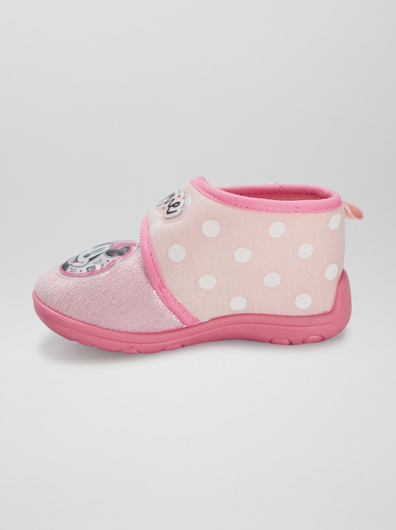 Pantofole 'Minnie' con apertura a strappo ROSA - Kiabi