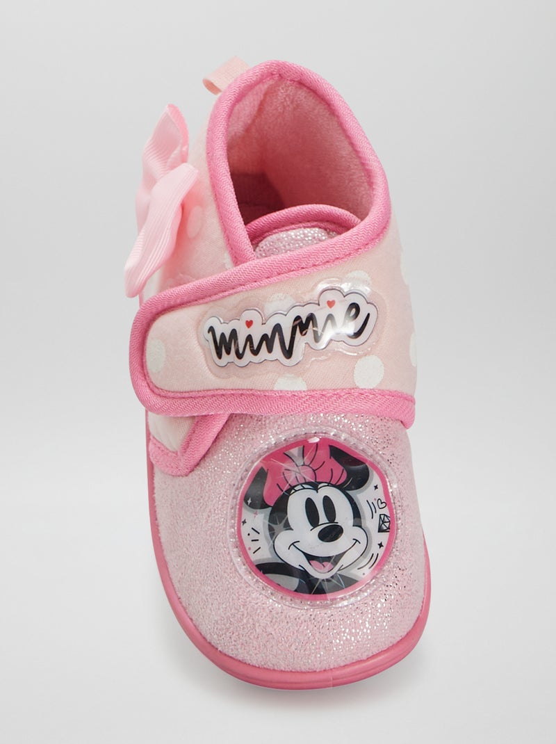 Pantofole 'Minnie' con apertura a strappo ROSA - Kiabi
