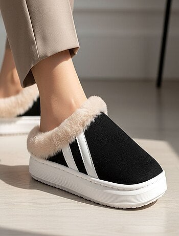 Pantofole miste invernali foderate ND10929