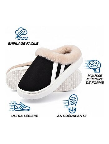 Pantofole miste invernali foderate ND10929