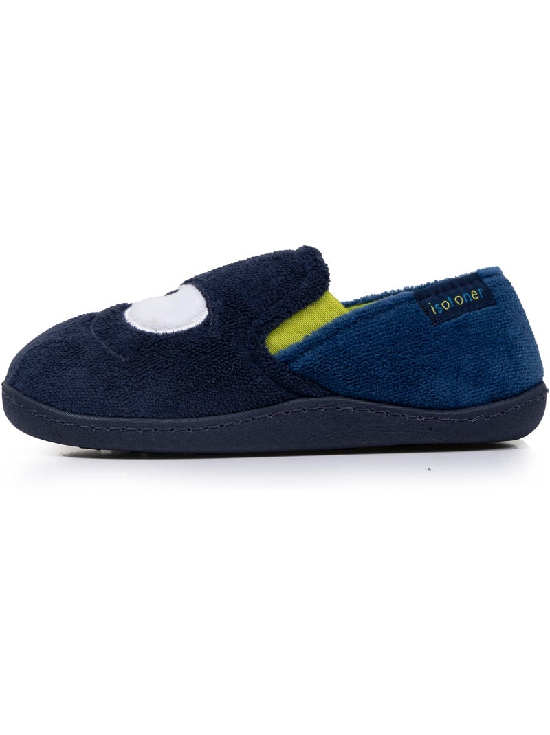 Pantofole mocassini facile da infilare, suola antiscivolo bambino isotoner Blu marino - Kiabi