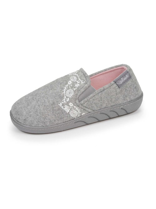 Pantofole mocassini facile da infilare, suola ergonomica e bambina - Kiabi Pantofole mocassini facile da infilare, suola ergonomica e bambina - Kiabi