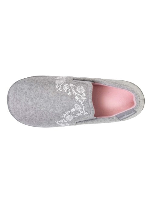 Pantofole mocassini Facile da infilare, suola ergonomica e bambina Isotoner - Kiabi