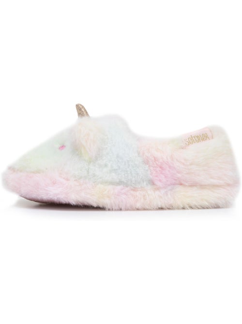 Pantofole mocassini imitazione di pelliccia, suola bambina isotoner - Kiabi