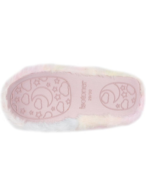 Pantofole mocassini imitazione di pelliccia, suola bambina isotoner - Kiabi
