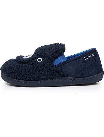 Pantofole mocassini in sherpa, suola antiscivolo bambino isotoner