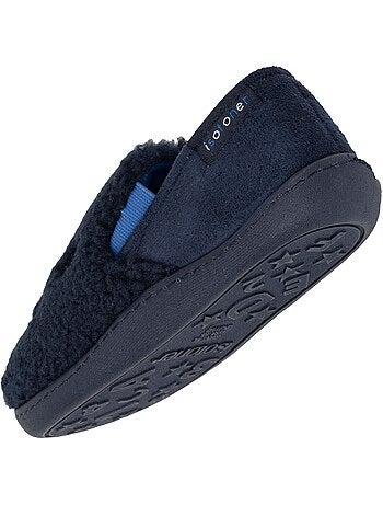 Pantofole mocassini in sherpa, suola antiscivolo bambino isotoner