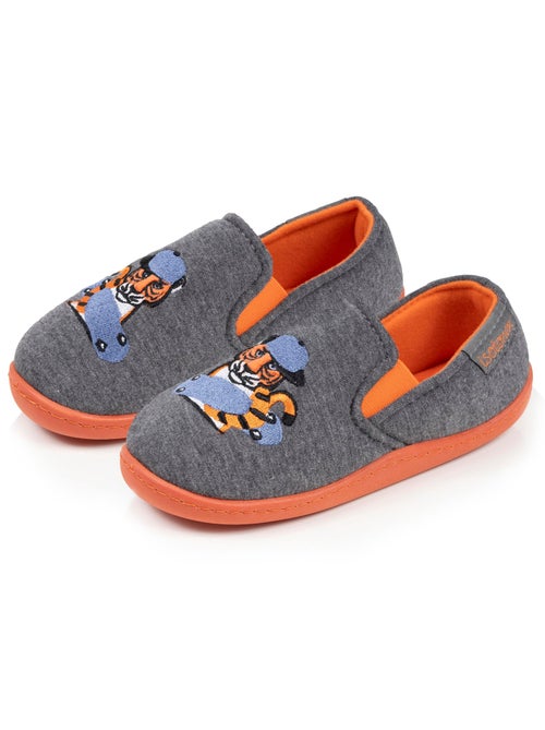 Pantofole mocassini maglia, sostegno del piede, suola bambino isotoner - Kiabi