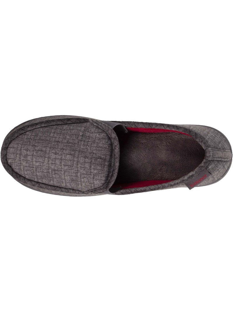 Pantofole mocassini morbidissimo velluto uomo Grigio - Kiabi