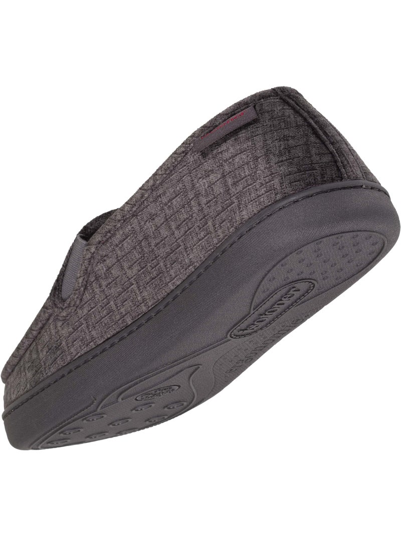 Pantofole mocassini morbidissimo velluto uomo Grigio - Kiabi