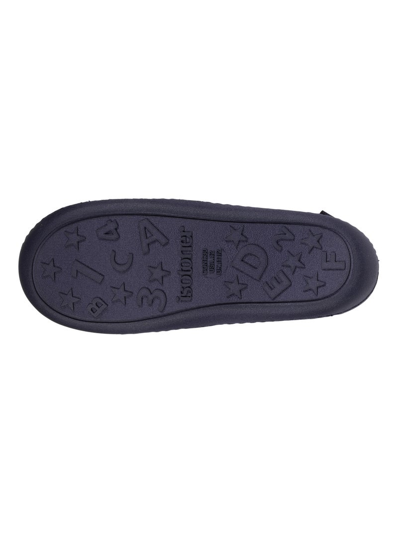 Pantofole mocassini Mostro a strisce bambino Isotoner Blu - Kiabi