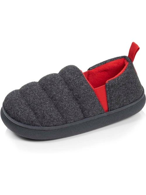 Pantofole mocassini pile melange con suola bloup extra bambino isotoner - Kiabi Pantofole mocassini pile melange con suola bloup extra bambino isotoner - Kiabi