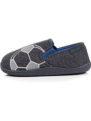 Pantofole mocassini pile melange, sostegno per il piede, bambino Isotoner