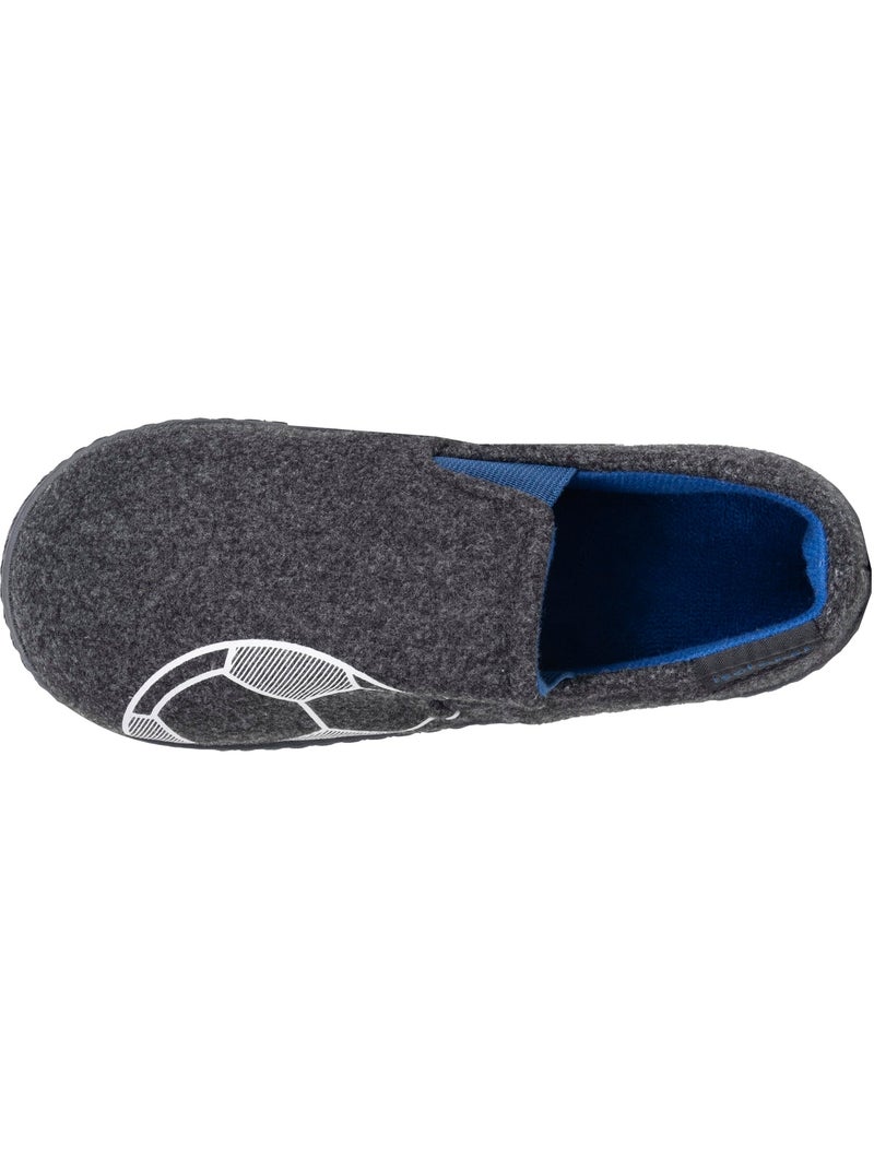 Pantofole mocassini pile melange, sostegno per il piede, bambino Isotoner Grigio melangiato - Kiabi