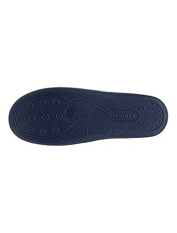 Pantofole mocassini soletta in memory foam uomo Isotoner