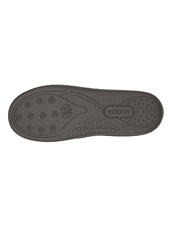 Pantofole mocassini soletta in memory foam uomo Isotoner