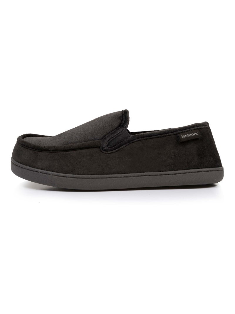 Pantofole mocassini soletta in memory foam uomo Isotoner Grigio - Kiabi