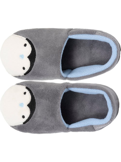 Pantofole mocassini suola in gomma microspugna e unisex bambino - Kiabi