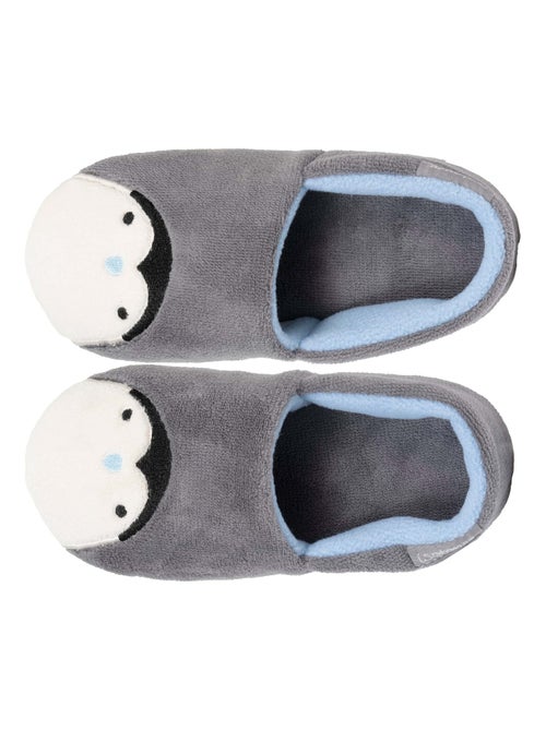 Pantofole mocassini suola in gomma microspugna e unisex bambino Isotoner - Kiabi