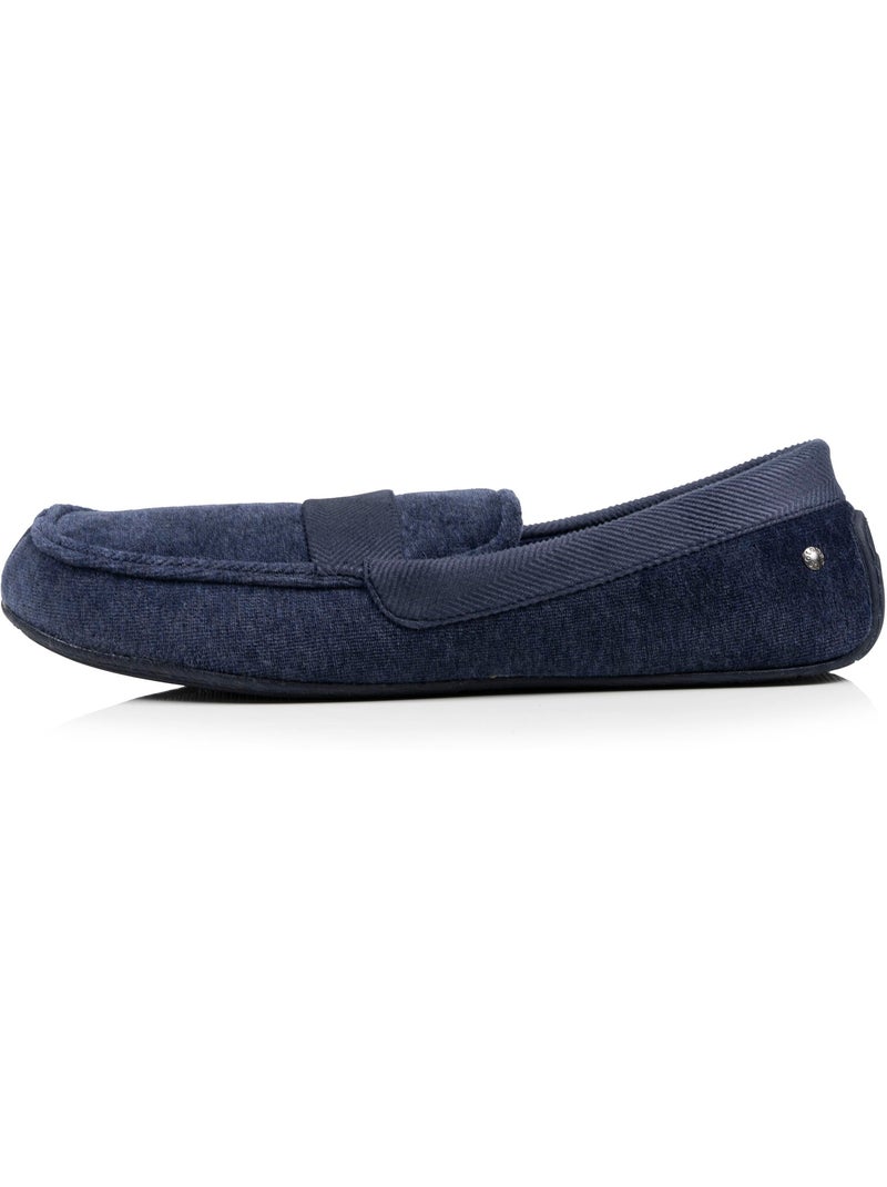 Pantofole mocassini suola in gomma ultra confortevole e uomo Blu marino - Kiabi