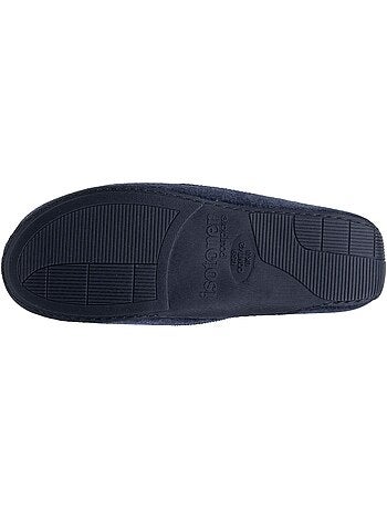 Pantofole mocassini suola in gomma ultra confortevole e uomo Isotoner