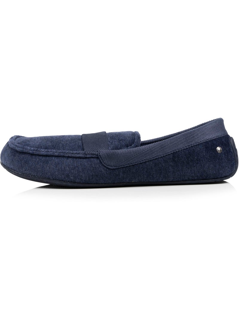Pantofole mocassini suola in gomma ultra confortevole e uomo Isotoner Blu marino - Kiabi