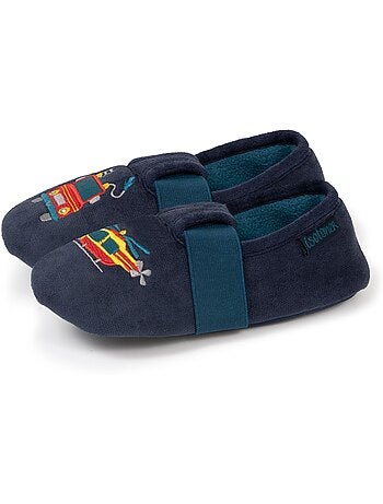 Pantofole mocassini suola scamosciata e antiscivolo bambino isotoner