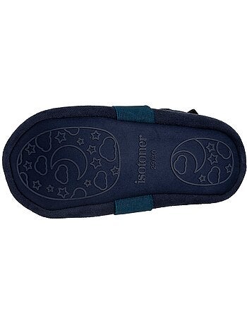 Pantofole mocassini suola scamosciata e antiscivolo bambino isotoner