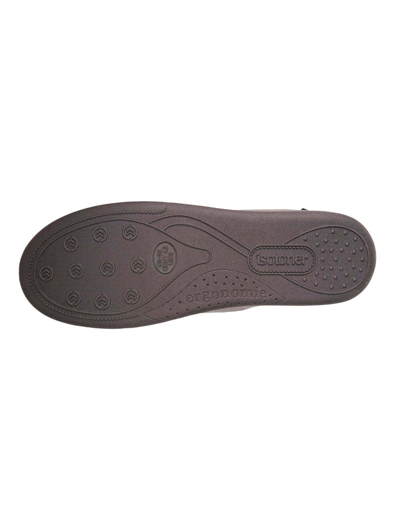 Pantofole mocassini supporto per l'arco plantare uomo Isotoner Grigio - Kiabi