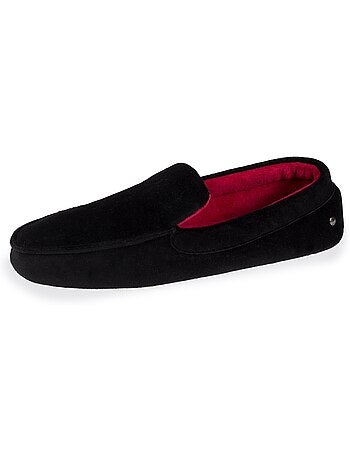 Pantofole mocassini ultracomodo e leggero, in cotone uomo isotoner