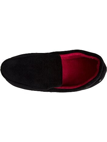 Pantofole mocassini ultracomodo e leggero, in cotone uomo isotoner
