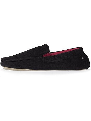 Pantofole mocassini ultracomodo e leggero, in cotone uomo isotoner