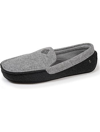 Pantofole mocassini suola in gomma ultra confortevole e uomo isotoner