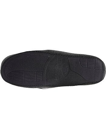 Pantofole mocassini suola in gomma ultra confortevole e uomo isotoner
