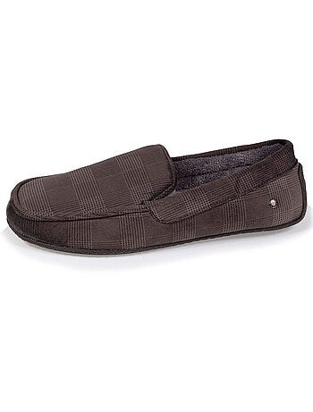 Pantofole mocassini suola in gomma ultra confortevole e uomo isotoner