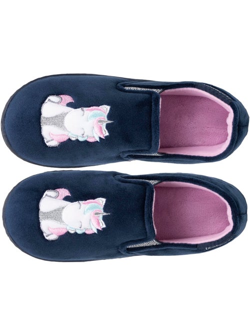 Pantofole mocassini velluto, vestibilità morbida, facile da bambina - Kiabi Pantofole mocassini velluto, vestibilità morbida, facile da bambina - Kiabi