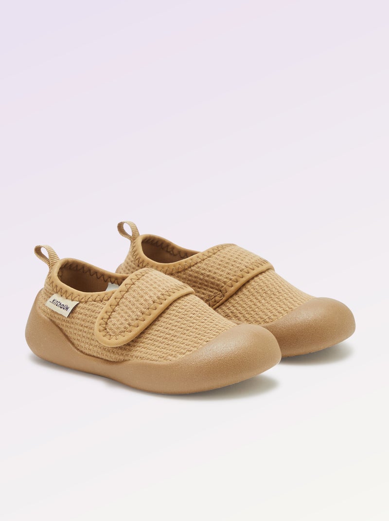 Pantofole morbide basse motricità 3 - Kitchoun Marrone - Kiabi