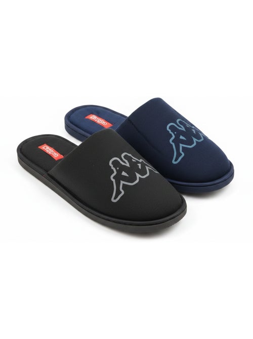Pantofole Mule Uomo Imbottite Logo Omini KAPPA Confezione 2 Paia - Kiabi