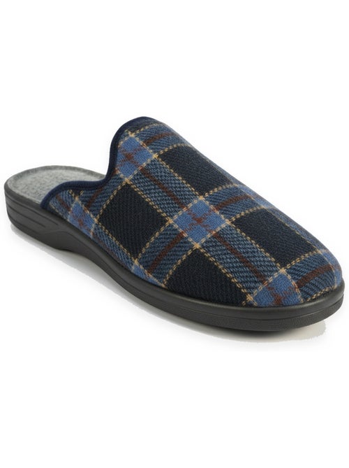 Pantofole mule uomo ozabi jacquard scozzese realizzate in spagna - Kiabi