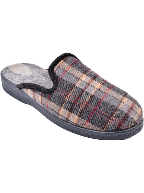 Pantofole mule uomo ozabi jacquard scozzese realizzate in spagna - Kiabi Pantofole mule uomo ozabi jacquard scozzese realizzate in spagna - Kiabi