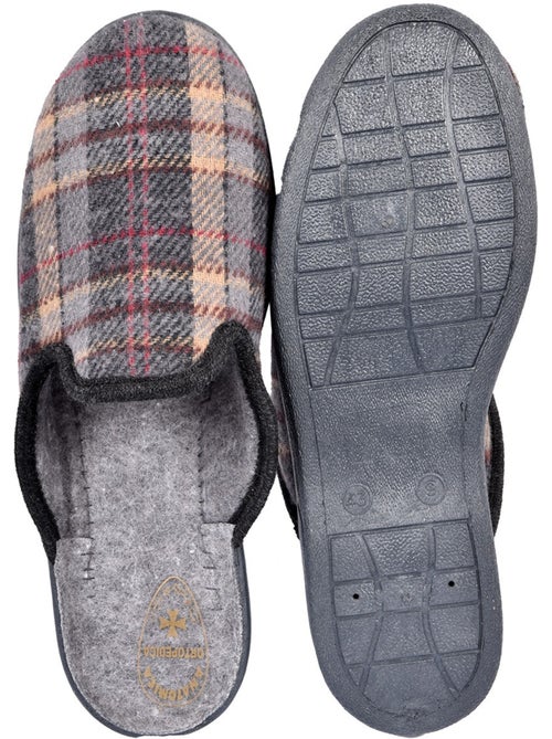 Pantofole mule uomo ozabi jacquard scozzese realizzate in spagna - Kiabi Pantofole mule uomo ozabi jacquard scozzese realizzate in spagna - Kiabi